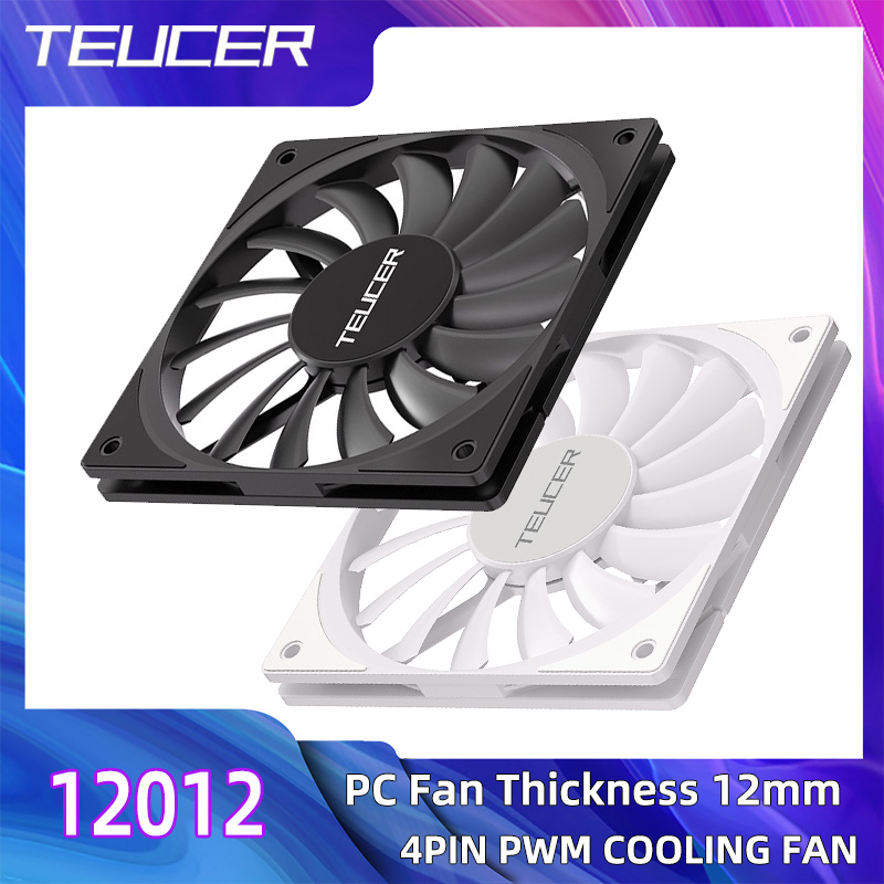 Gpu Cooler - TEUCER TE-12012 Ultradunne Koelventilator 120x120x12mm Ultradunne