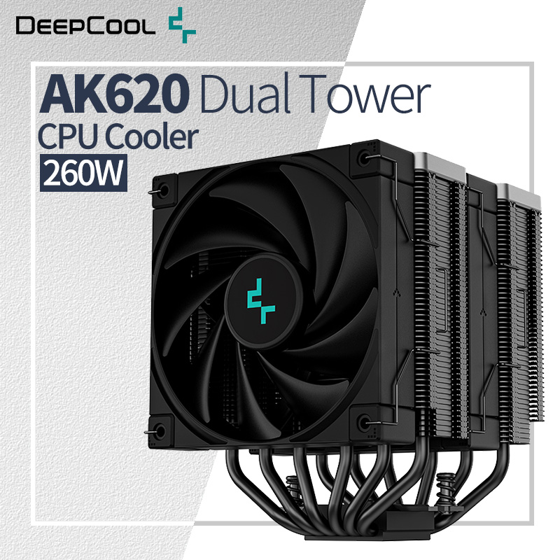 Air Cooler Cpu - Deepcool Ak620 Twin Towers Cpu Luchtkoeler