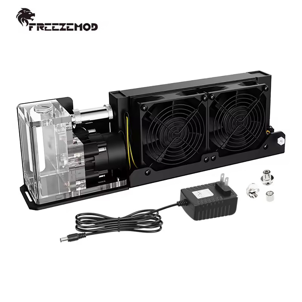 External Radiator Water Cooling Kit - 160 mm AIO-radiator, waterkoelingsmodule, 2000 RPM,