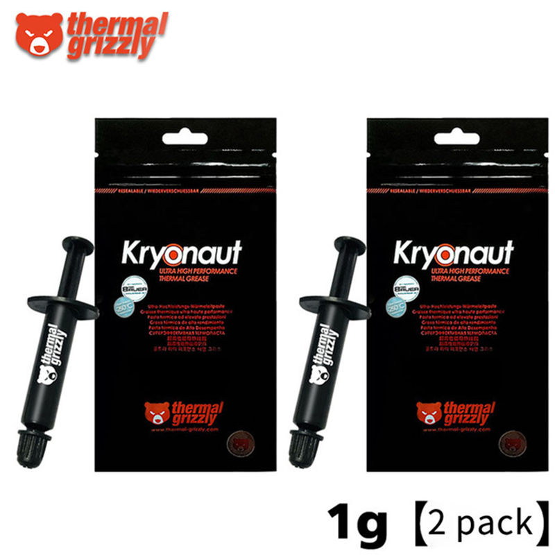 Thermal Paste - Thermische Grizzly Kryonaut 1gx2 Koelpasta voor