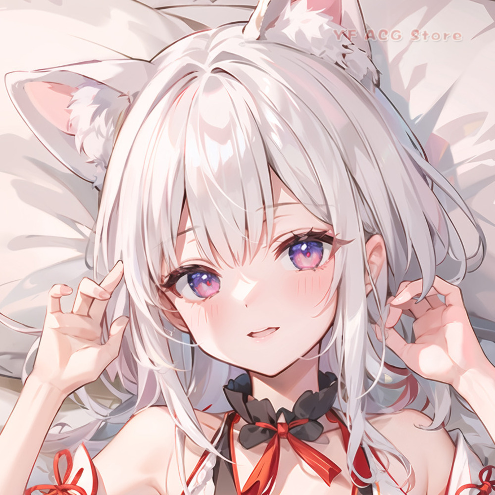 Case Fan - Azur Lane Yukikaze Dakimakura Cover Dubbelzijdig
