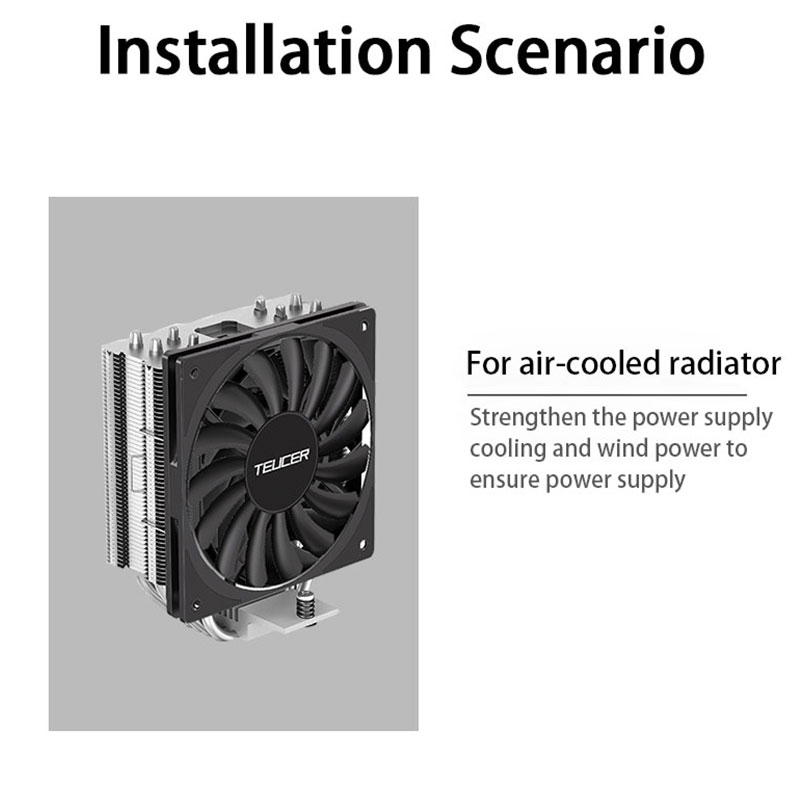 TEUCER TE-12012 Ultradunne Koe - Gpu Cooler recensie en prijs