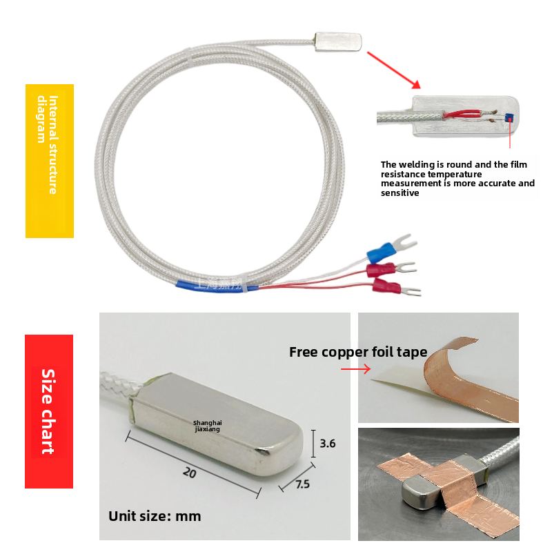 PT100 Temperatuursensor van he - Thermal Paste recensie en prijs