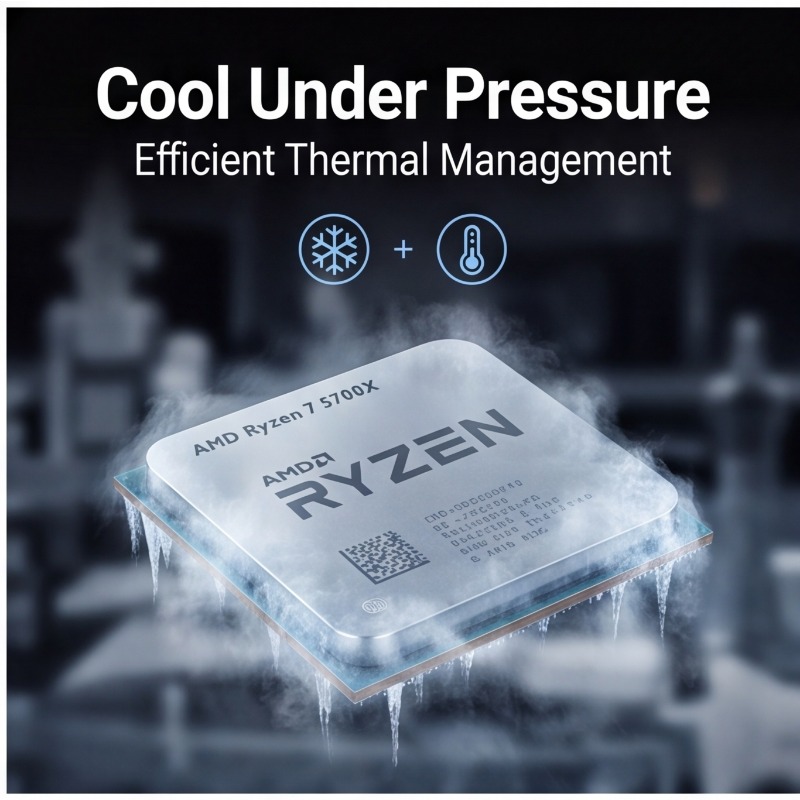 AMD Ryzen 7 5700X Processor 8- - Air Cooler Cpu recensie en prijs