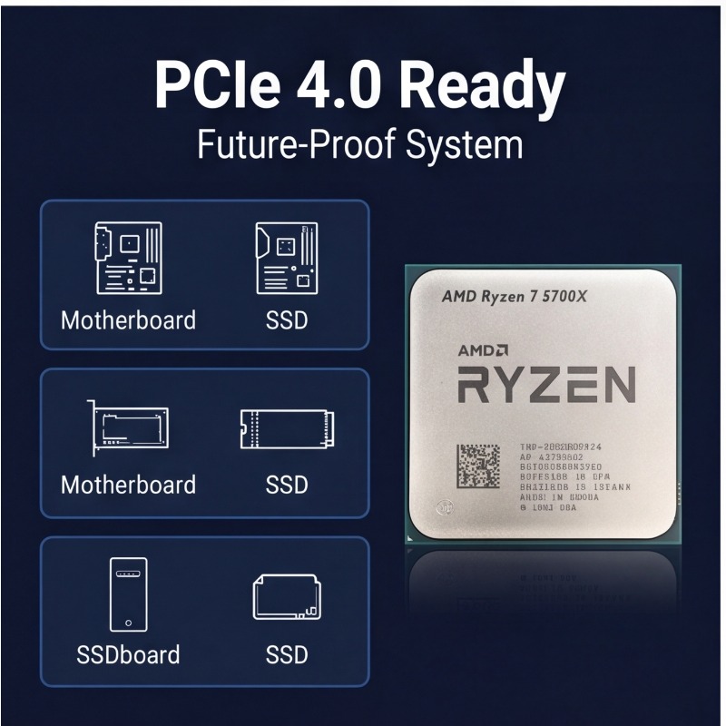 AMD Ryzen 7 5700X Processor 8- - Air Cooler Cpu recensie en prijs