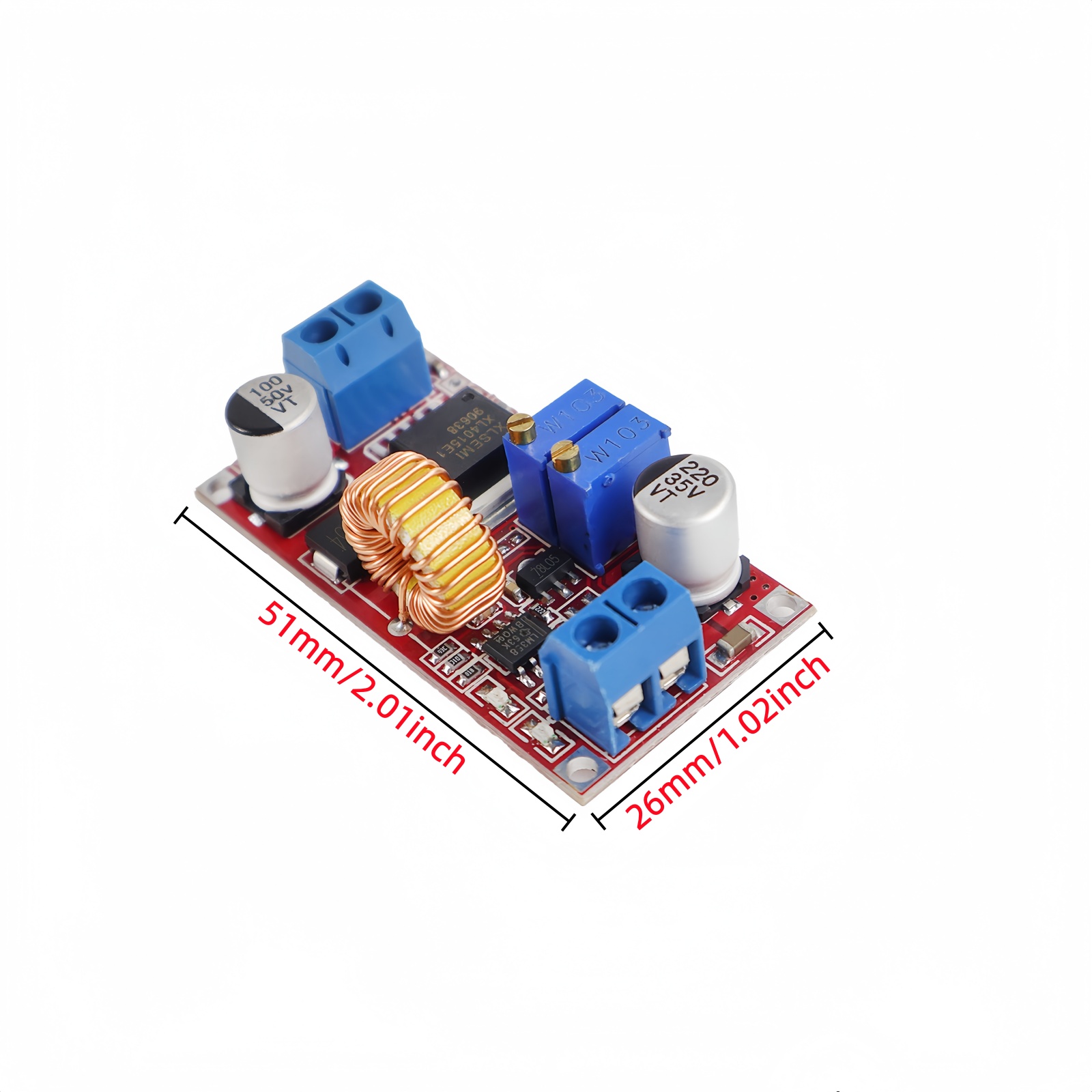 2PCS XL4015 5A DC-DC Converter - Heatsink recensie en prijs