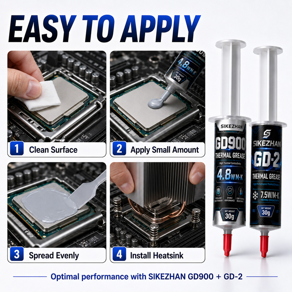 SIKEZHAN 2Pc Koelpasta 30g Sil - Thermal Paste recensie en prijs