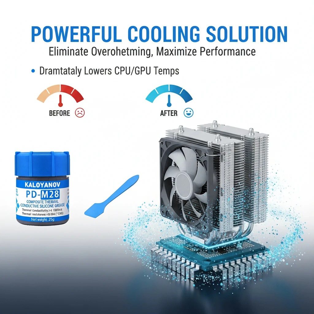 Geavanceerde 25g CPU GPU koelp - Thermal Paste recensie en prijs