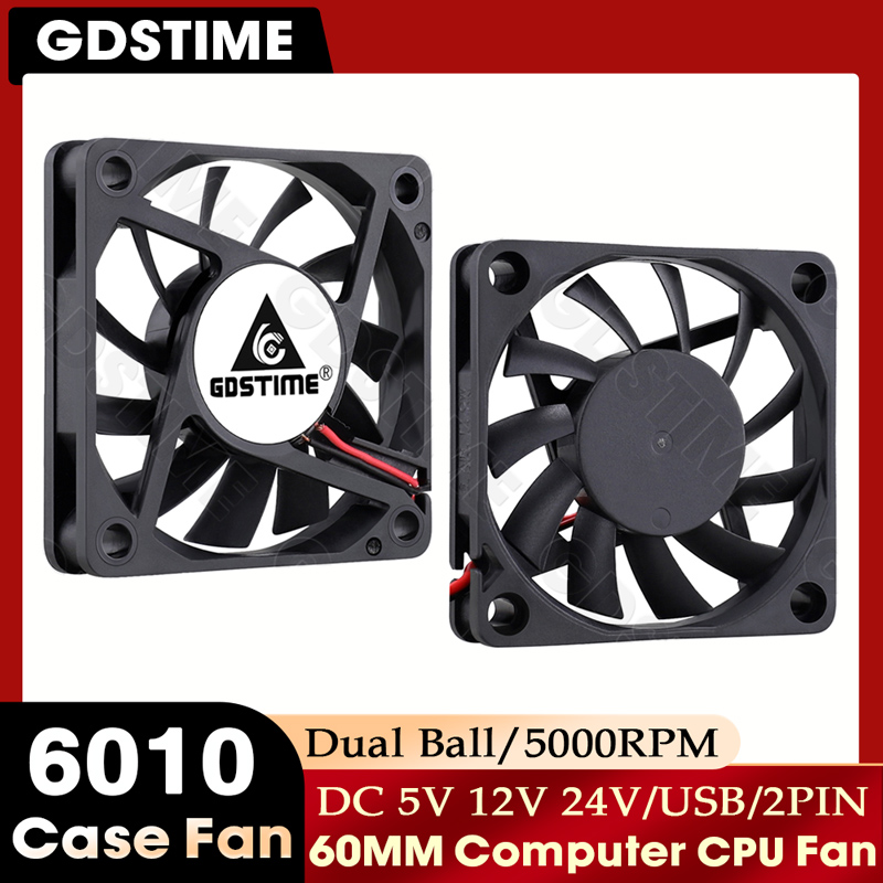 GDSTIME 60mm ventilator 24V 12 - Gpu Cooler recensie en prijs