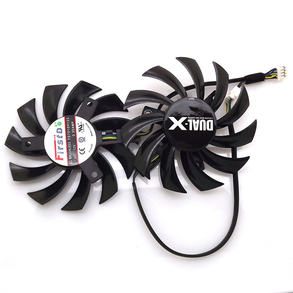 2 stks/partij FD7010H12S 75mm  - Cpu Fan recensie en prijs