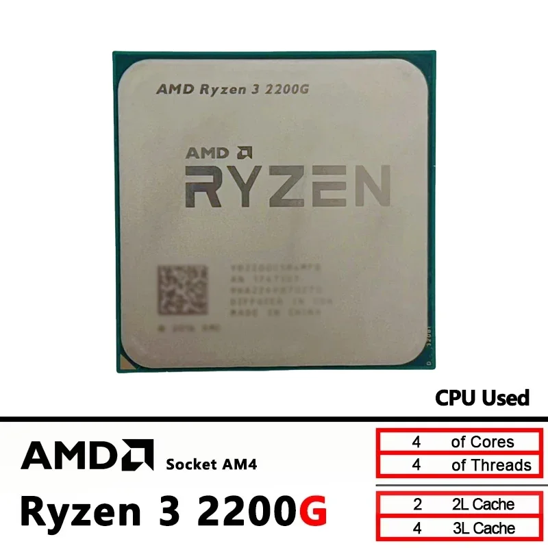 AMD Ryzen 3 2200G Gebruikt R3  - Cpu Cooler recensie en prijs